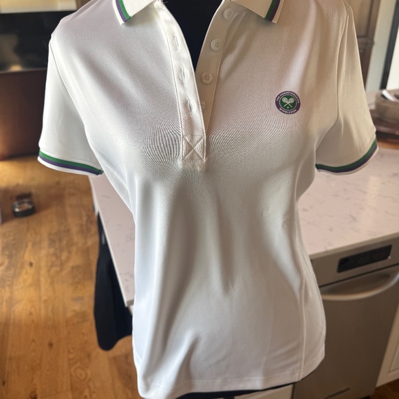 WIMBLEDON WOMEN'S POLO SIZE SMALL SHIRT BRAND NEW WITH TAGS - Picture 1 of 9